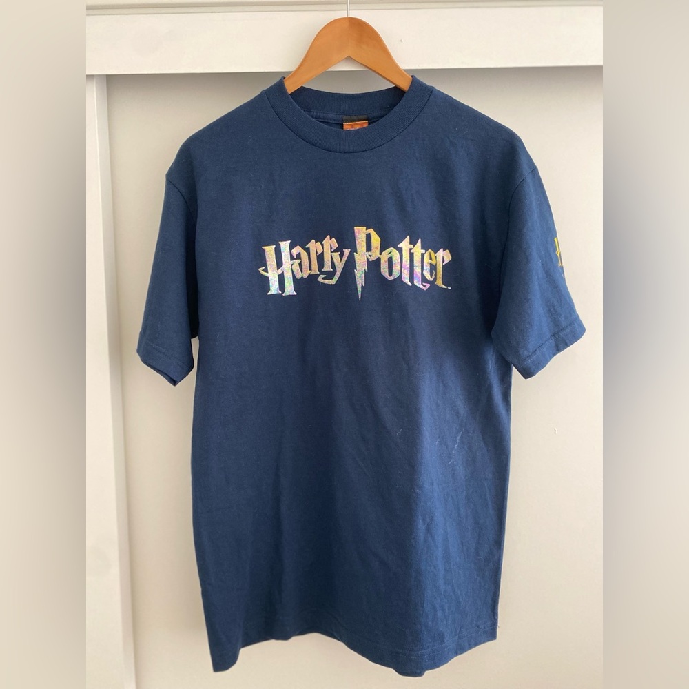 Vintage Navy Blue Harry Potter Shirt - Size M